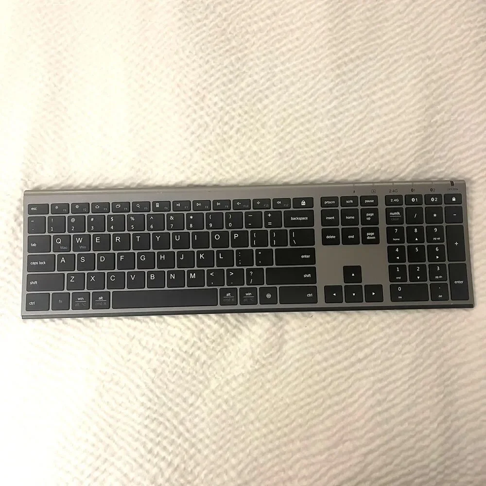 iClever Ultra Slim Full Size Rechargeable Model-IC-DK03 Wireless Keyboard